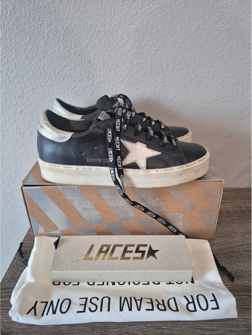 Golden Goose Hi Star Sneakers Size 39 - Picture 6 of 8